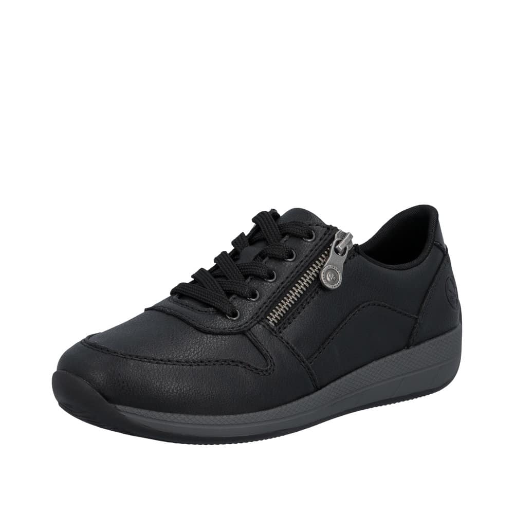 Rieker Sneakers Dame - 37 - Sort - Model: N1100-00 - Fri fragt