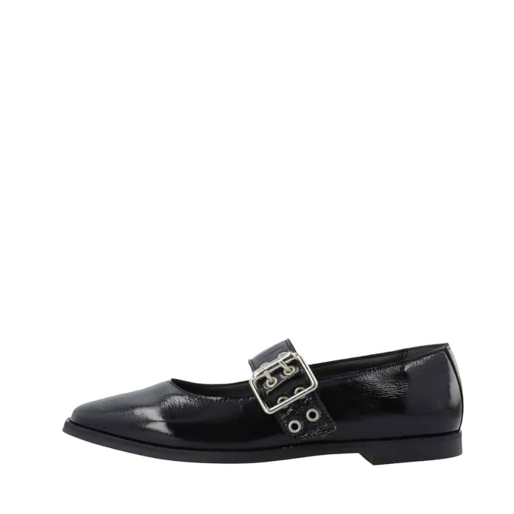 Cashott Casdiana Ballerinasko Dame - 40 - Sort - Model: 61252402/sort - Fri fragt