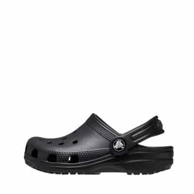 Crocs sandal til små børn i sort med praktisk hælrem