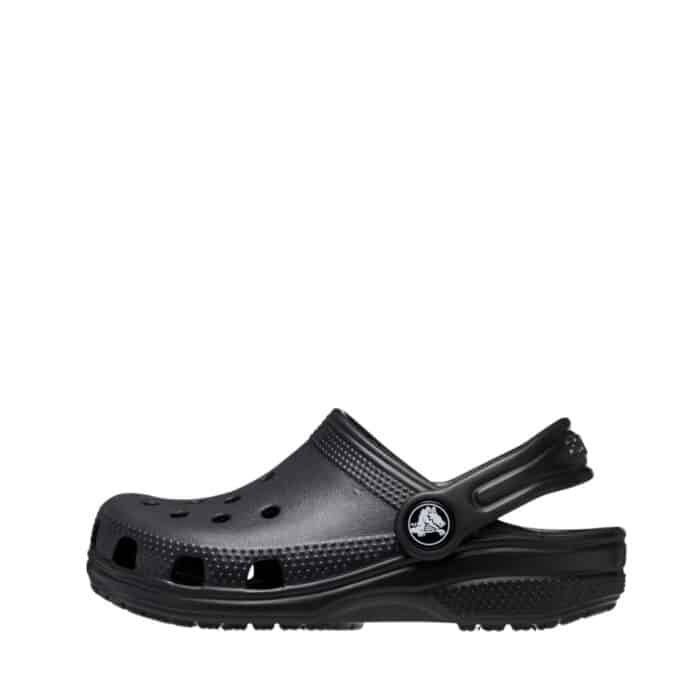 Crocs sandal til små børn i sort med praktisk hælrem