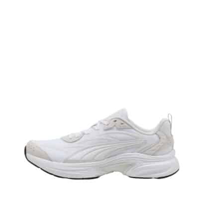 Puma Softride Escalate sneakers til dame i hvid med snørebånd og udtagelig indersål og chunky ydersål