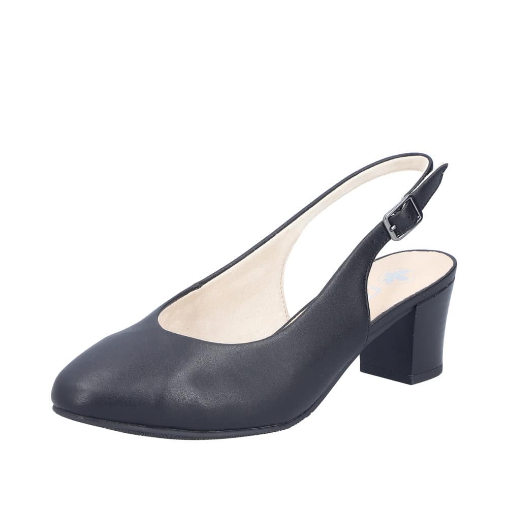 Rieker Pumps Dame - 41 - Sort - Model: 44651-00 - Fri fragt