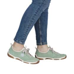 rieker-sneakers-dame-grøn-55950-52-3
