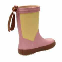 bisgaard-fashion-ii-banana-gummistøvle-børn-lyserød-gul-92016-989-3