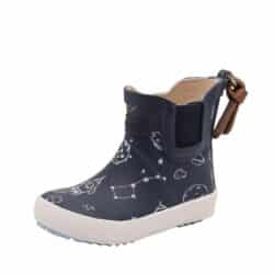 Bisgaard To The Moon gummistøvle til børn i mørkeblå med gummisål og 100% vandtæt