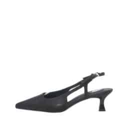 Duffy Lavello Uno pumps til dame i sort med en hæl på 5,5 cm samt en slingback hælræm