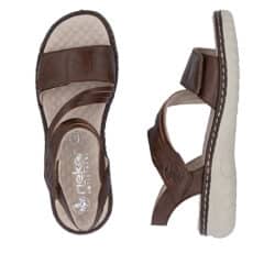 rieker-sandal-dame-brun-60464-22-3