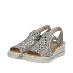 rieker-sandal-dame-grøn-67465-52-2