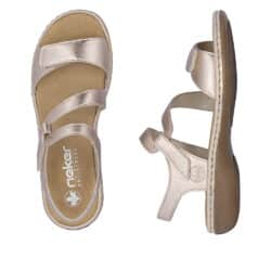 rieker-sandal-dame-metallic-659c7-89-3
