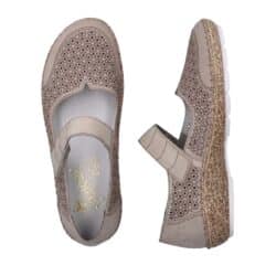 rieker-sko-dame-beige-44864-60-2