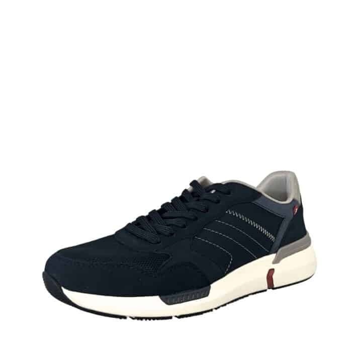 Rieker sneakers til herre i mørkeblå med udtagelig sål og ekstra bredde G
