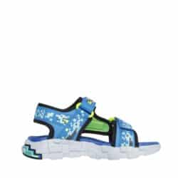 skechers-mega-splash-sandal-boern-blå-kombi-402161l-1