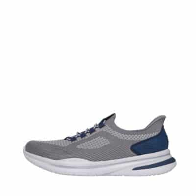 Skechers Slip-in Norlan Alonso sneakers til herre i grå med en fast hælkappe og memory foam