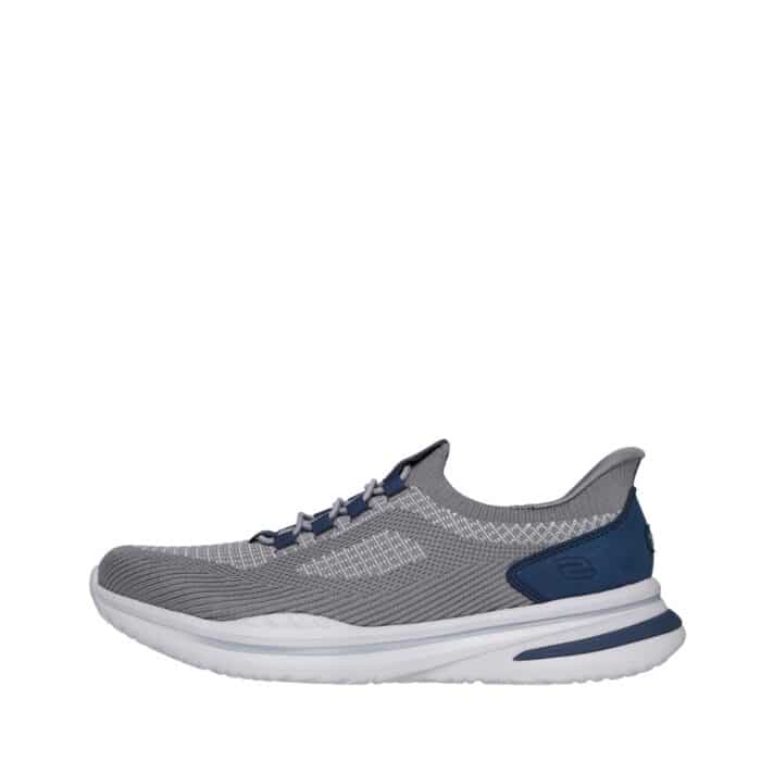 Skechers Slip-in Norlan Alonso sneakers til herre i grå med en fast hælkappe og memory foam