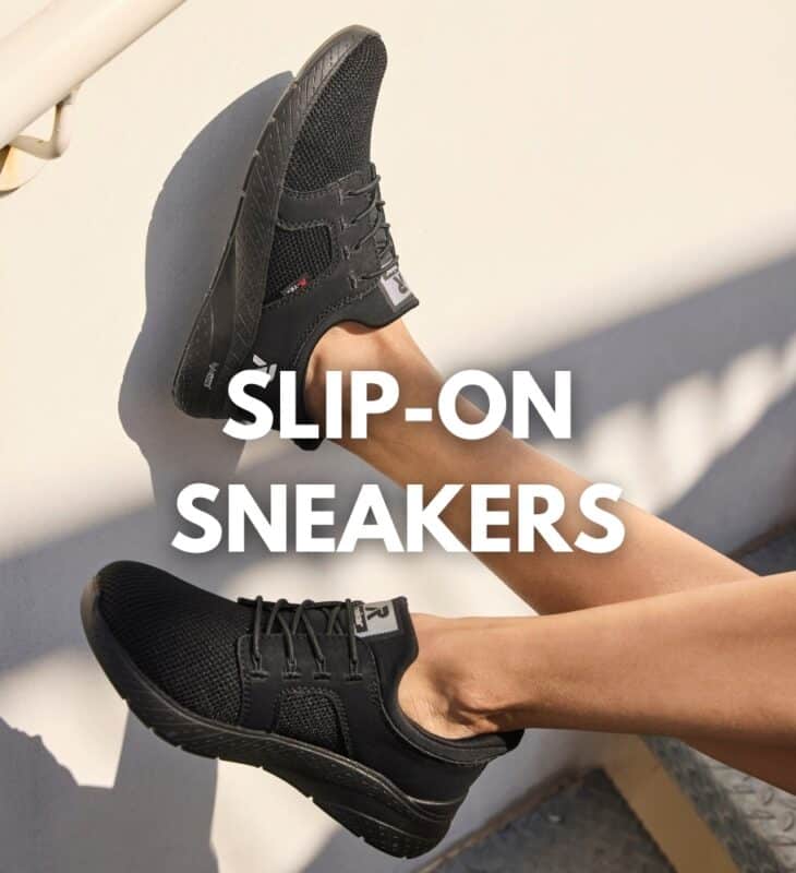 Slip on sko og sneakers