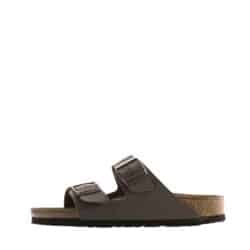 Birkenstock Arizona sandal til herre i brunt nubucklæder med to justerbare spænder
