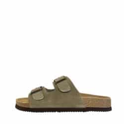 CPH Comfort Bio sandal til dame og herre i beige med ruskindsoverdel samt 2 justerbare spænder