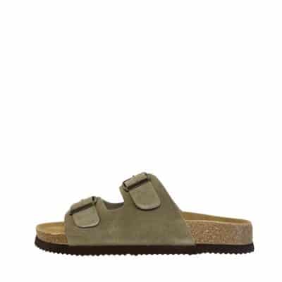 CPH Comfort Bio sandal til dame og herre i beige med ruskindsoverdel samt 2 justerbare spænder