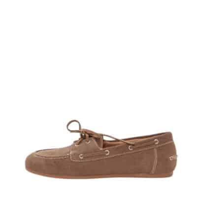 Duffy Maucini Due sejlersko til dame i mørkebeige ruskind med fine detaljer og blød indersål