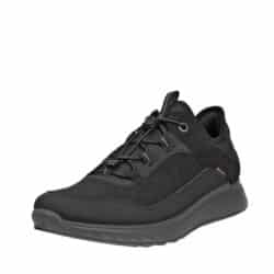 Ecco Exostride sneakers til herre i sort med Gore-Tex og udtagelig sål