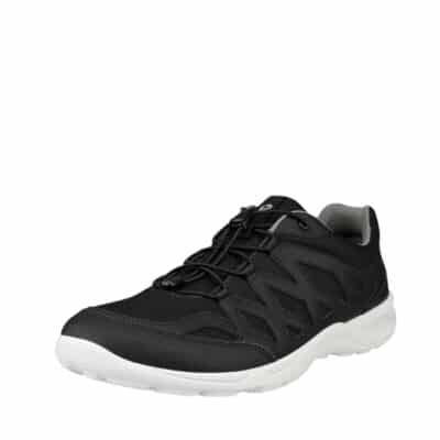 Ecco Terracruise LT M Sneakers til herre i sort med justerbar elastik samt udtagelig sål og stødabsorberende sål