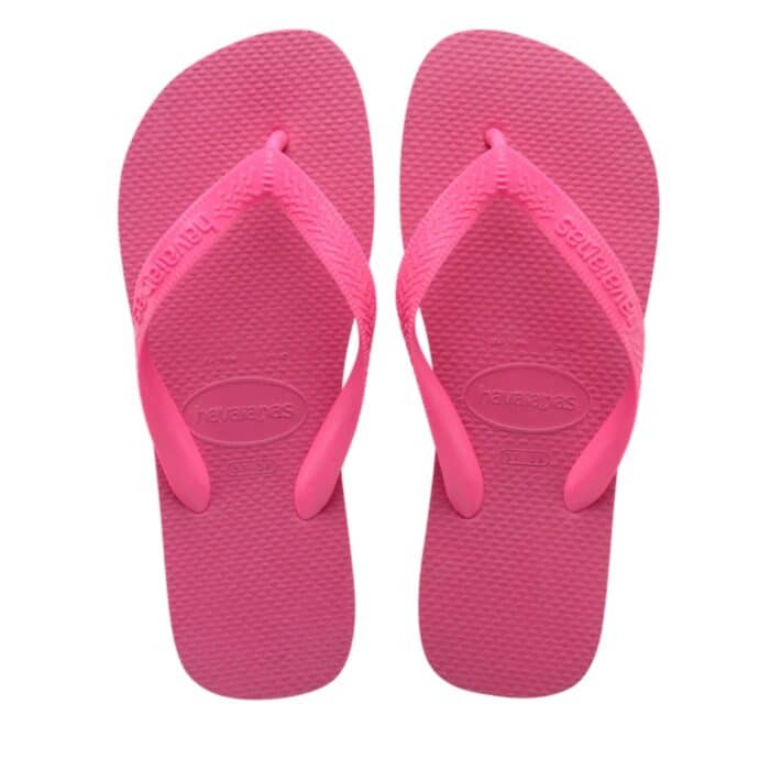 Havaianas Top klipklapper til dame i pink med tå-rem og gummisål samt vandafvisende