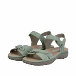 rieker-sandal-dame-grøn-64858-52-3
