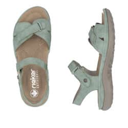 rieker-sandal-dame-grøn-64858-52-4