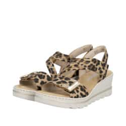 rieker-sandal-dame-leopard-67410-90-3