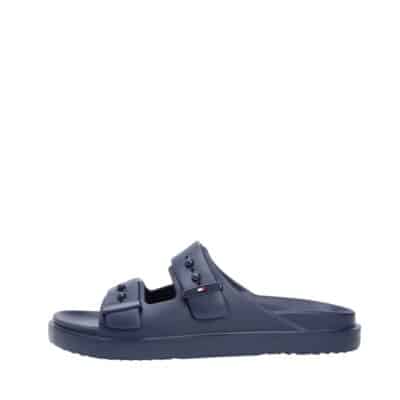 Tommy Hilfiger Lightweight Pin Buckle sandal til herre i blå med justerbare remme
