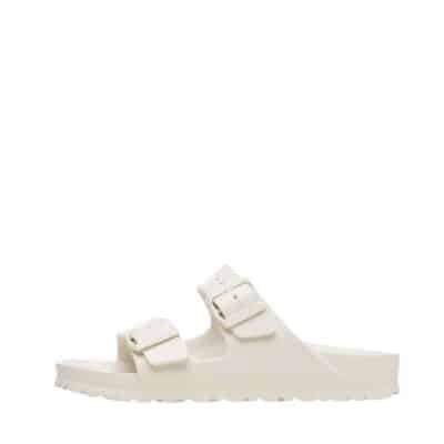 Birkenstock Arizona EVA Narrow sandal til dame i hvid med to justerbare spænder samtidig med at de er vandtætte