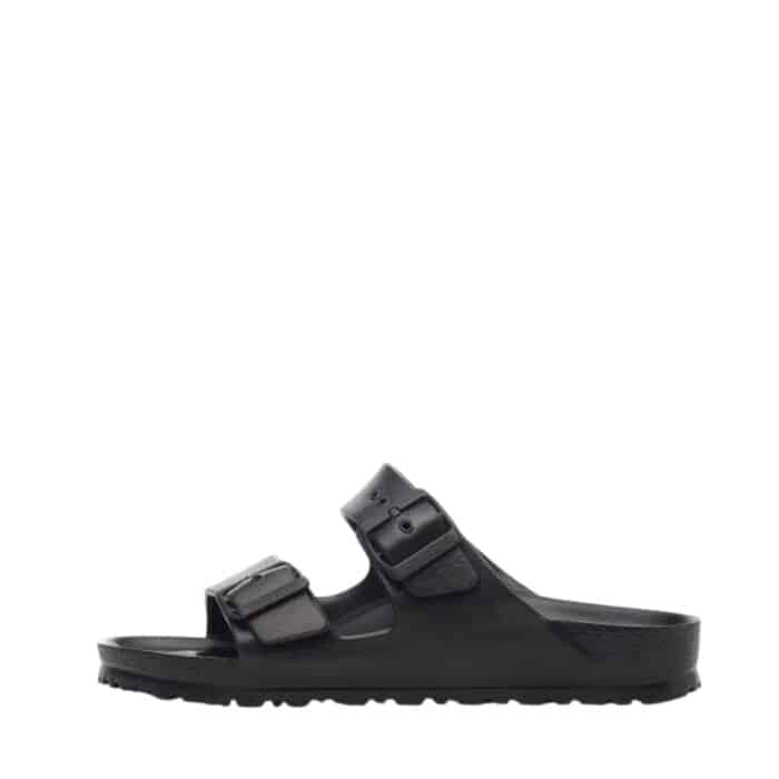 Birkenstock Arizona EVA Narrow sandal til dame i sort med 2 justerbare spænder samtidig med at de er vandtætte