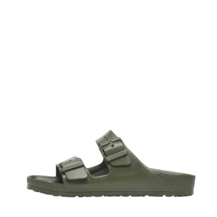 Birkenstock Arizona EVA Regular sandal til herre i grøn med to justerbare spænder samtidig med at de er vandtætte
