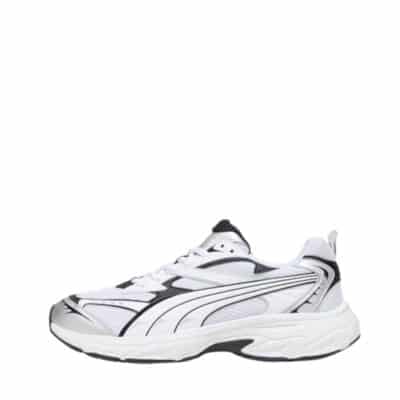 Puma Morphic Base sneakers til dame og herre i hvid med smarte detaljer og chunky sål