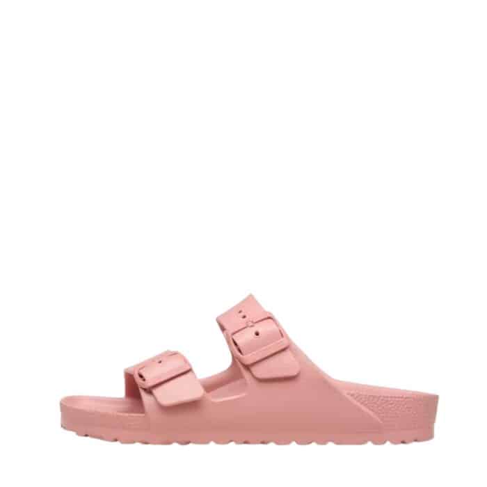 Birkenstock Arizona Eva Narrow sandal til dame i pink med to justerbare remme
