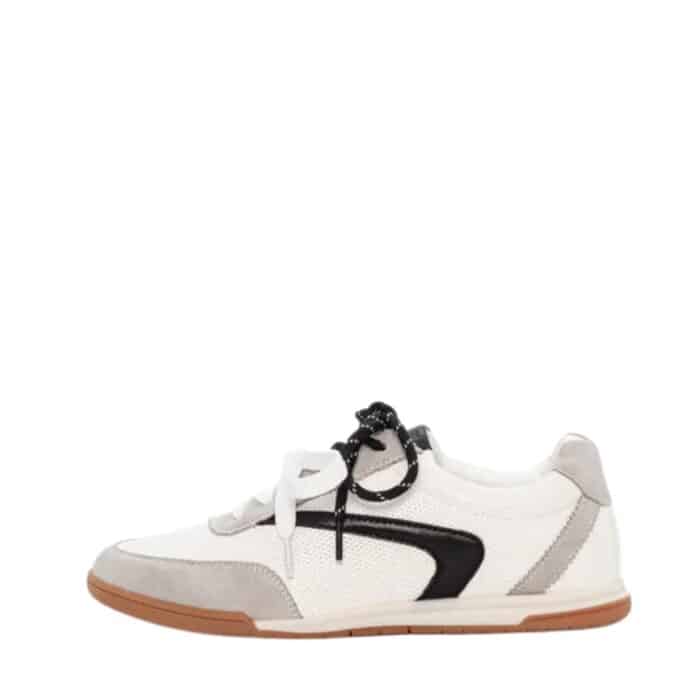 Duffy Compani Uno sneakers til dame i hvid med snørebånd og flotte detaljer