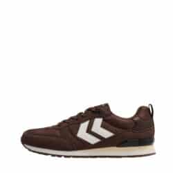 Hummel Monaco 86 sneakers til dame og herre i brun med snørebånd og øget stødabsorbering