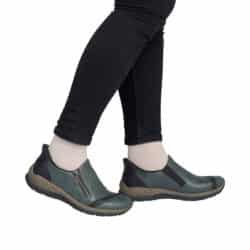 rieker-ready-2-go-sko-dame-grøn-n3265-54-1