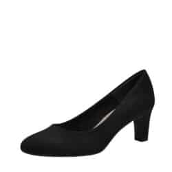Tamaris pumps til dame i sort med en hæl på 6 cm samt klassisk og elegant