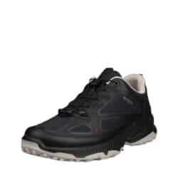 Ecco sneakers til dame i sort med elastiske snøre og GoreTex.