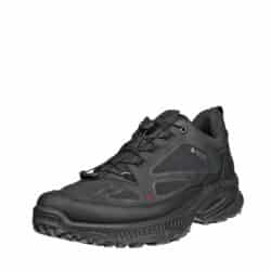 Ecco Receptor Xp sneakers til herre i sort med justerbar elastik og Gore-Tex samt udtagelig sål